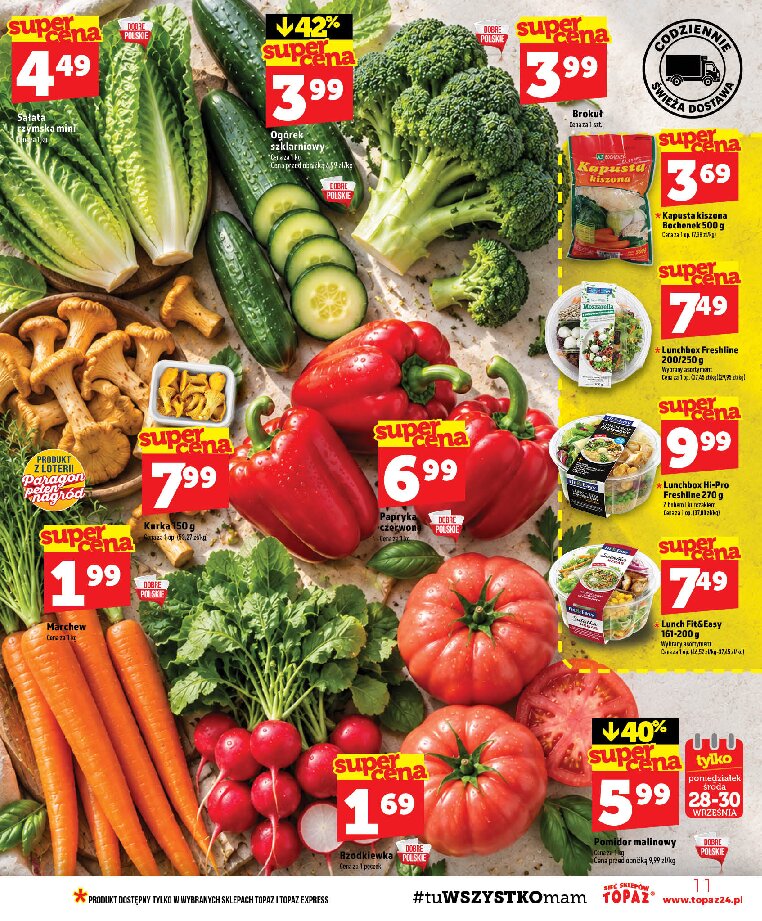 Gazetka Topaz 24/09/2026 – 30/09/2026 - gazetki promocyjne str. 11