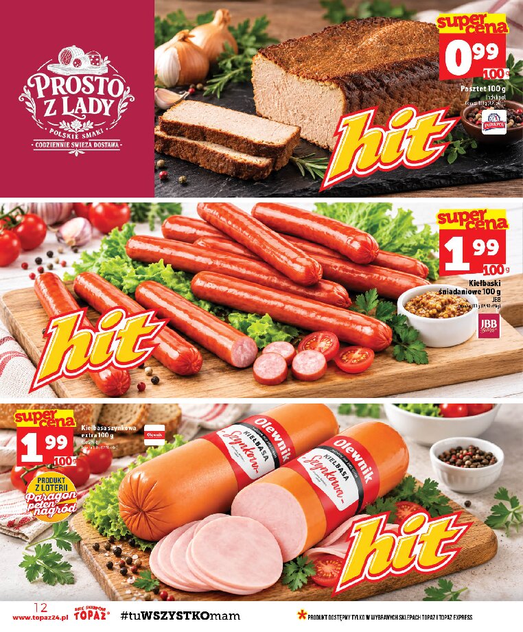 Gazetka Topaz 24/09/2026 – 30/09/2026 - gazetki promocyjne str. 12