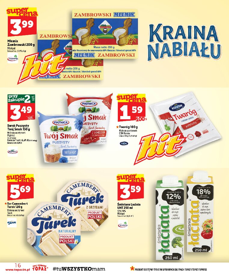 Gazetka Topaz 24/09/2026 – 30/09/2026 - gazetki promocyjne str. 16