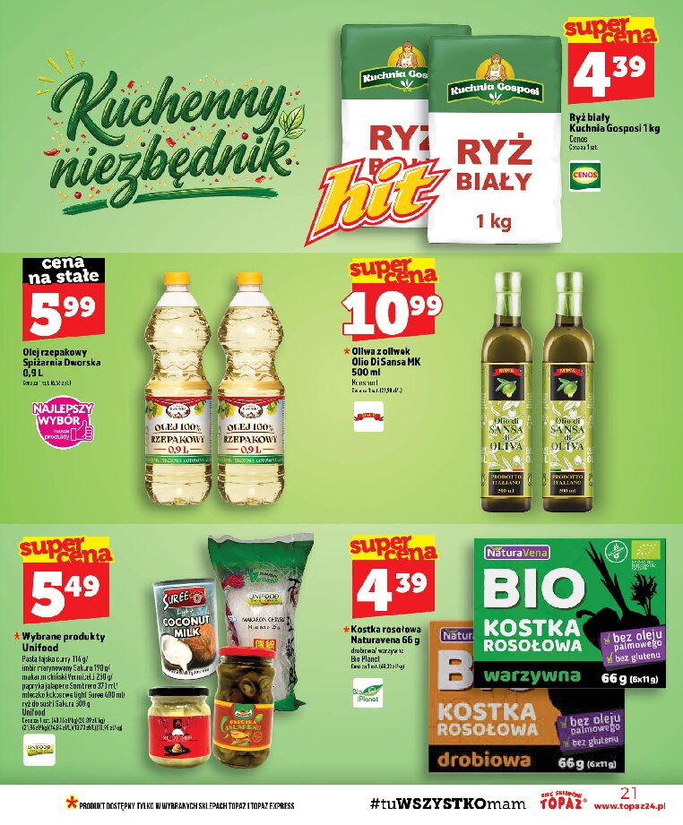 Gazetka Topaz 24/09/2026 – 30/09/2026 - gazetki promocyjne str. 21