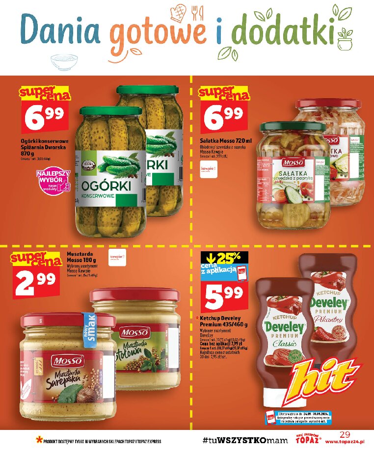 Gazetka Topaz 24/09/2026 – 30/09/2026 - gazetki promocyjne str. 29