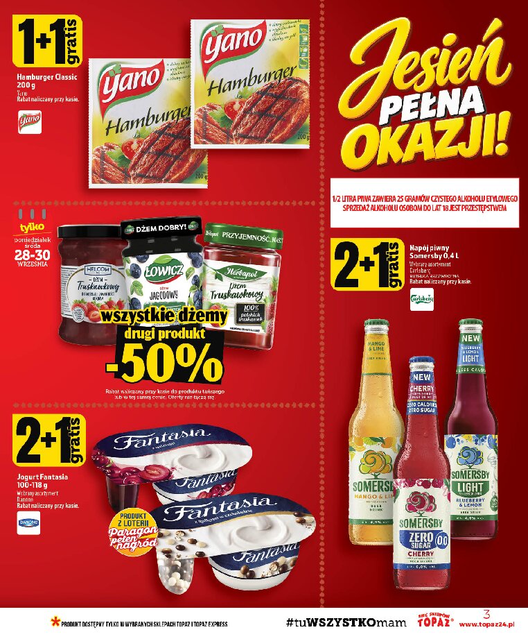 Gazetka Topaz 24/09/2026 – 30/09/2026 - gazetki promocyjne str. 3