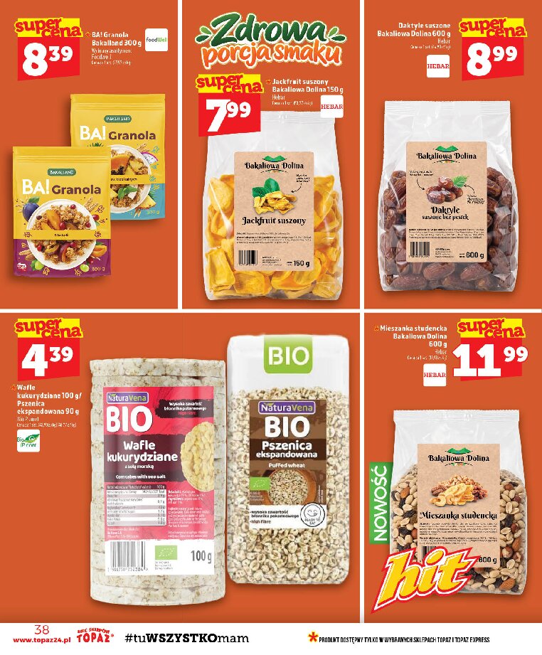 Gazetka Topaz 24/09/2026 – 30/09/2026 - gazetki promocyjne str. 38