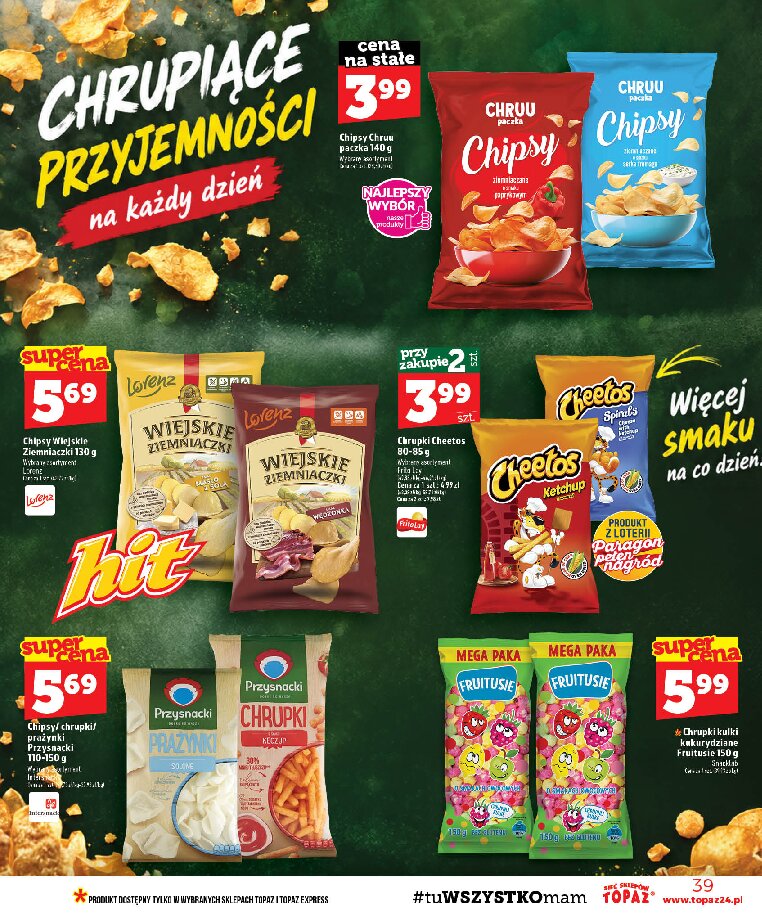 Gazetka Topaz 24/09/2026 – 30/09/2026 - gazetki promocyjne str. 39
