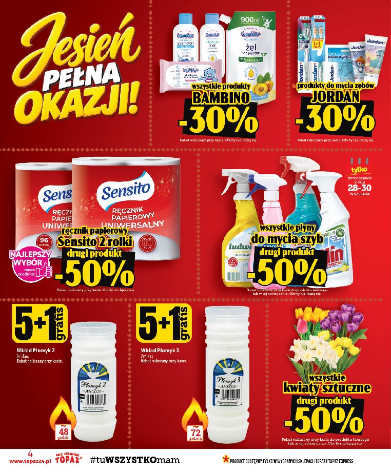 Gazetka Topaz 24/09/2026 – 30/09/2026 - gazetki promocyjne str. 4
