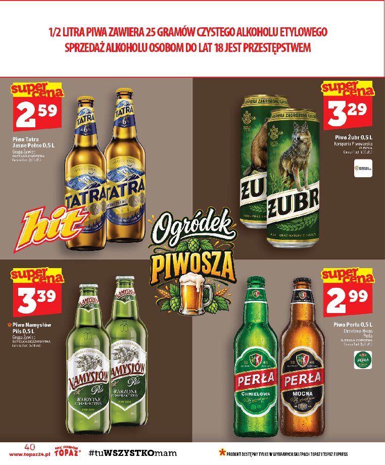 Gazetka Topaz 24/09/2026 – 30/09/2026 - gazetki promocyjne str. 40