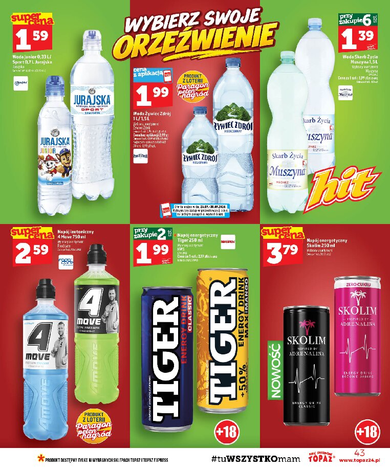 Gazetka Topaz 24/09/2026 – 30/09/2026 - gazetki promocyjne str. 43