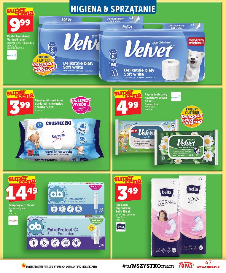 Gazetka Topaz 24/09/2026 – 30/09/2026 - gazetki promocyjne str. 47