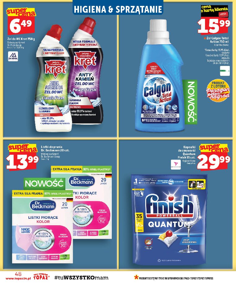 Gazetka Topaz 24/09/2026 – 30/09/2026 - gazetki promocyjne str. 48