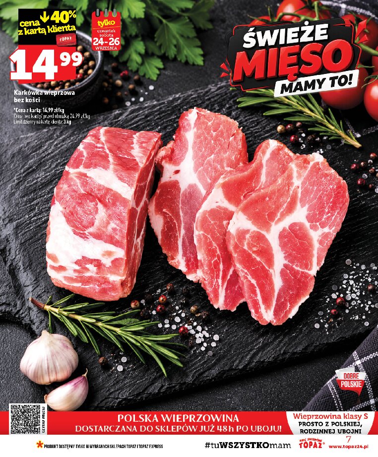 Gazetka Topaz 24/09/2026 – 30/09/2026 - gazetki promocyjne str. 7