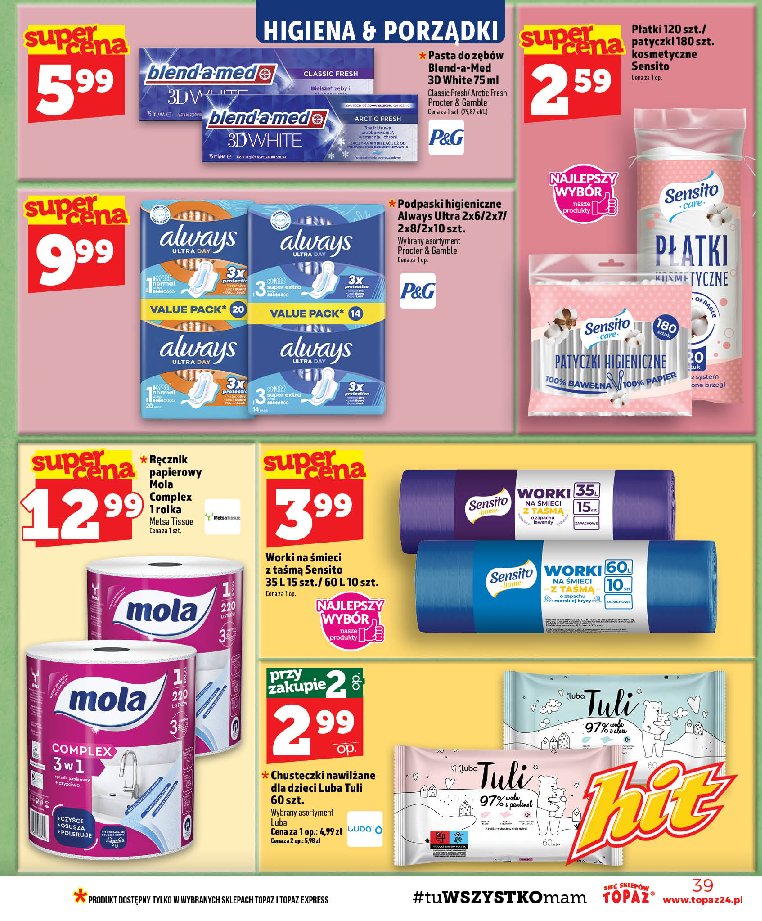 Gazetka Topaz 27/08/2026 – 02/09/2026 - strona 39