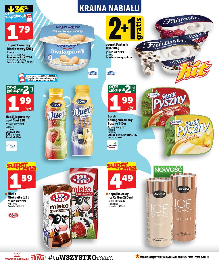 Gazetka Topaz 30/07/2026 – 05/08/2026 - strona 22