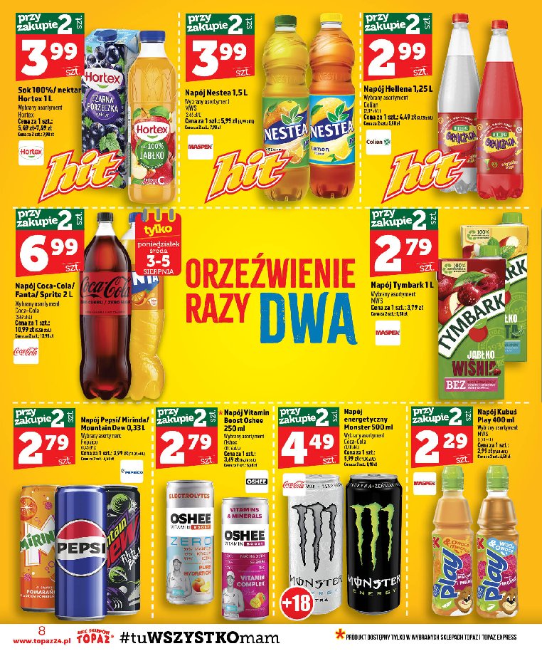Gazetka Topaz 30/07/2026 – 05/08/2026 - strona 8