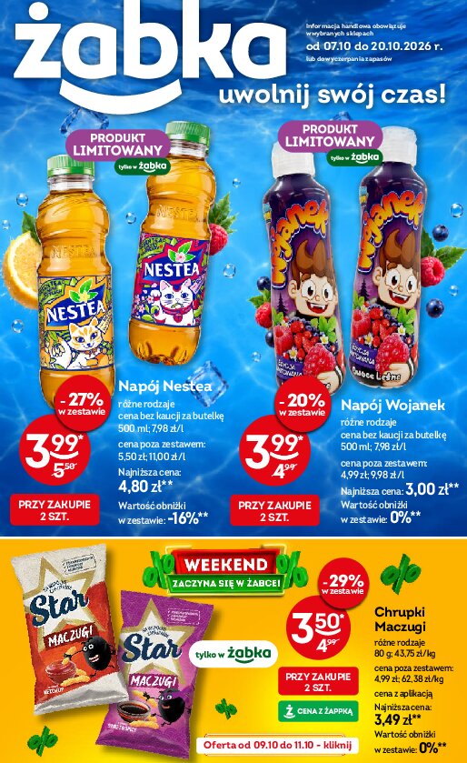 Gazetka Zabka 07/10/2026 – 20/10/2026 - gazetki promocyjne str. 1