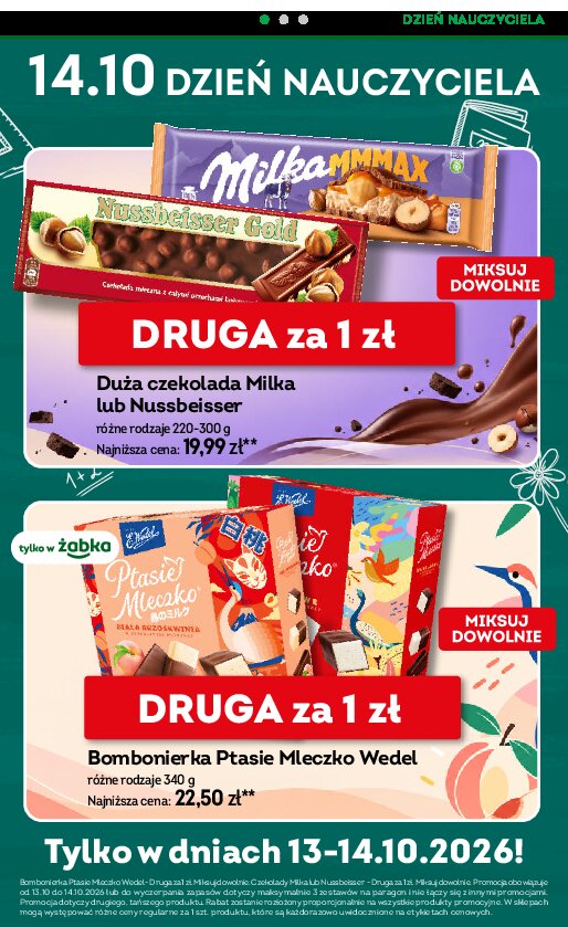 Gazetka Zabka 07/10/2026 – 20/10/2026 - gazetki promocyjne str. 14