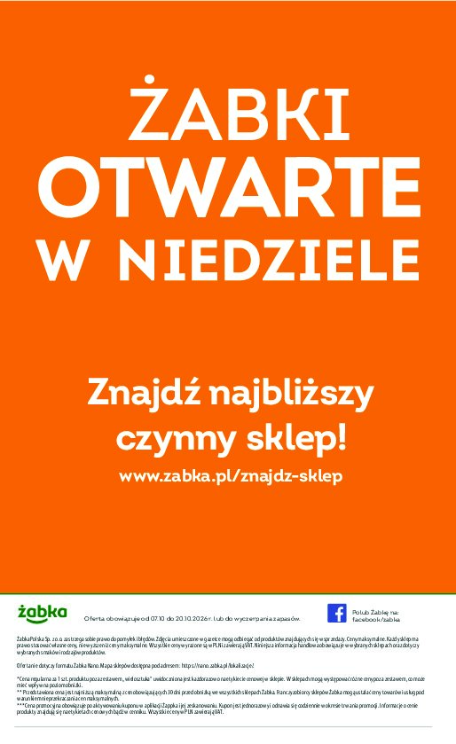 Gazetka Zabka 07/10/2026 – 20/10/2026 - gazetki promocyjne str. 20