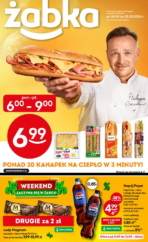 Gazetka Zabka 09/09/2026 – 22/09/2026 - gazetki promocyjne str. 1
