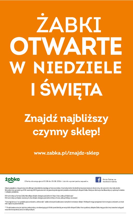 Gazetka Zabka 12/08/2026 – 25/08/2026 - strona 18