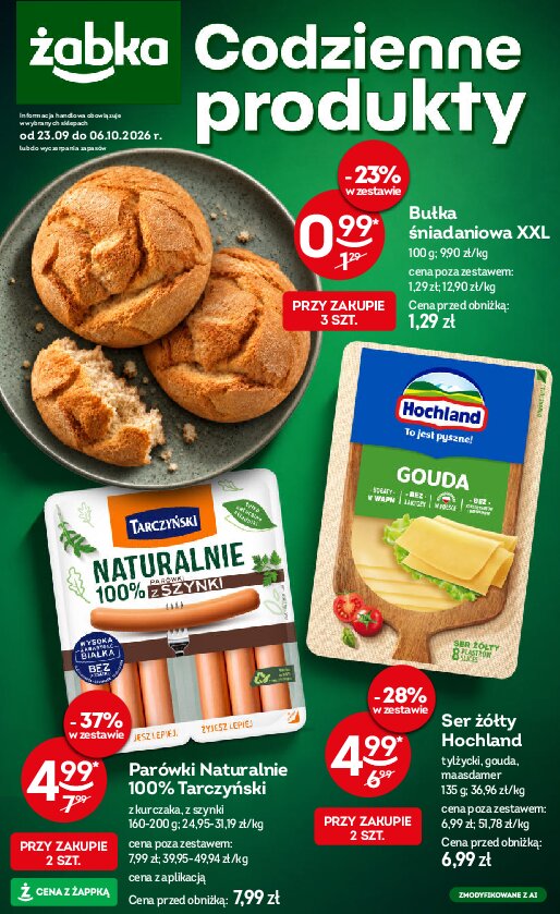 Gazetka Zabka 23/09/2026 – 06/10/2026 - gazetki promocyjne str. 1