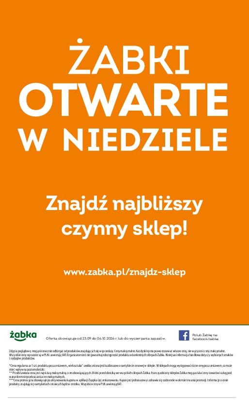 Gazetka Zabka 23/09/2026 – 06/10/2026 - gazetki promocyjne str. 20