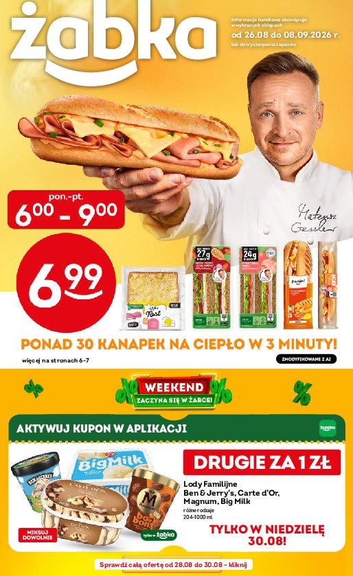 Gazetka Zabka 26/08/2026 – 08/09/2026