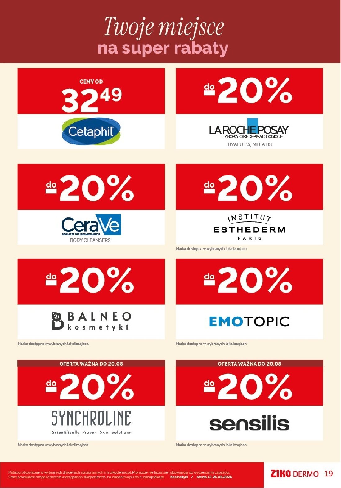 Gazetka Ziko-dermo 13/08/2026 – 26/08/2026 - gazetki promocyjne str. 19