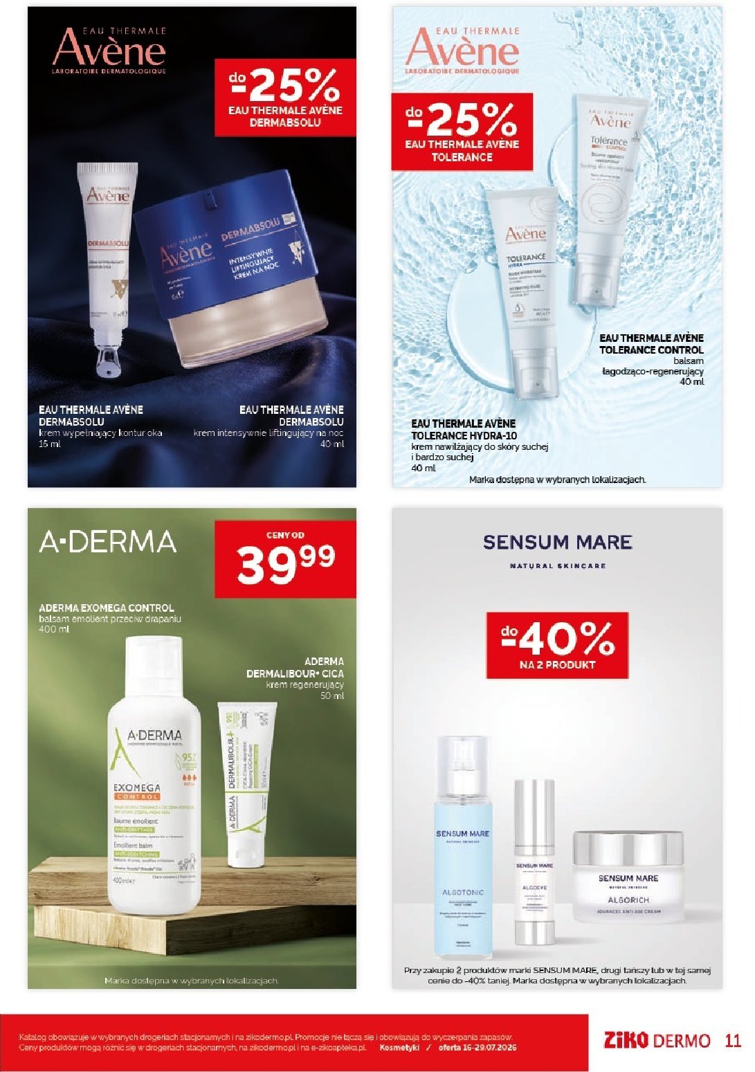 Gazetka Ziko-dermo 16/07/2026 – 29/07/2026 - gazetki promocyjne str. 11