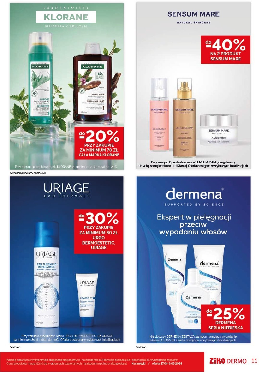 Gazetka Ziko-dermo 27/08/2026 – 09/09/2026 - gazetki promocyjne str. 11